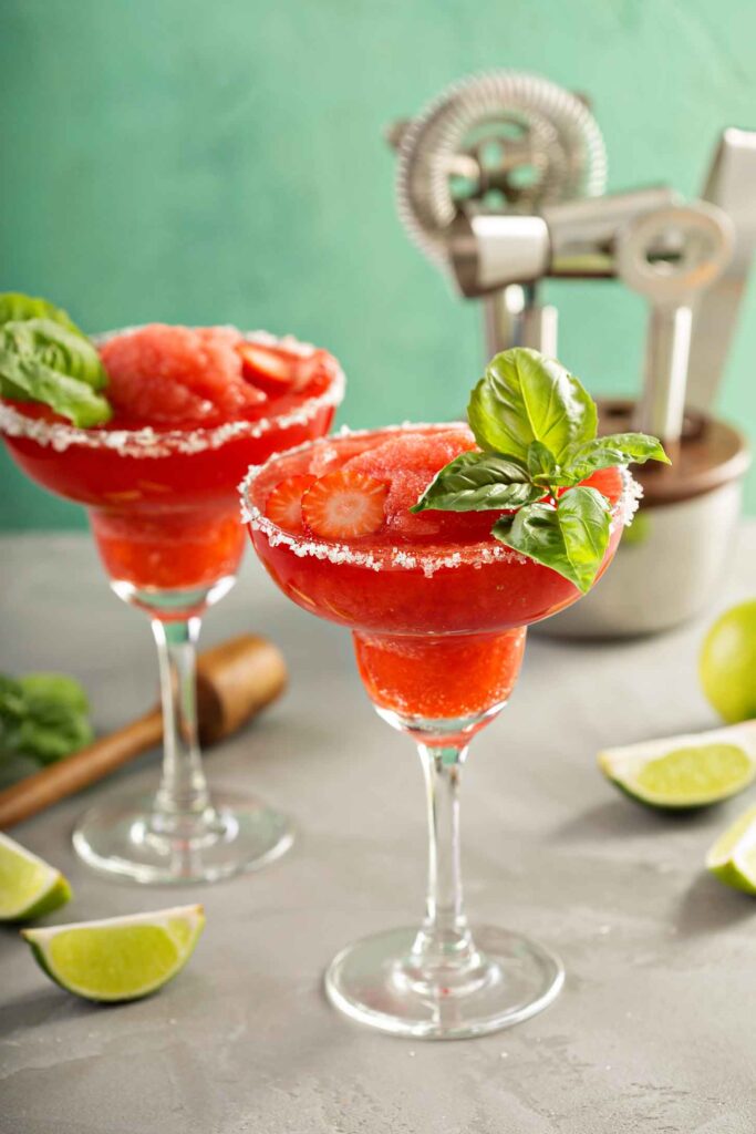 strawberry margaritas