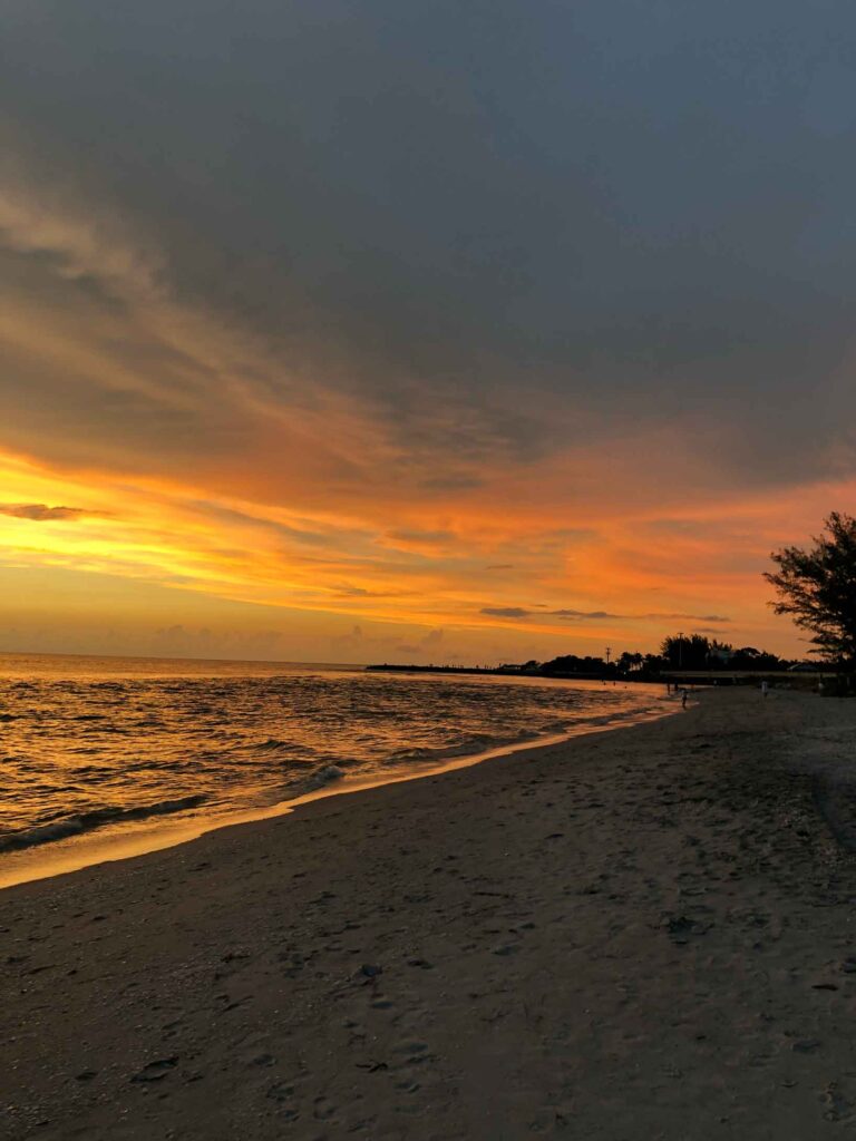 sunset on sanibel island