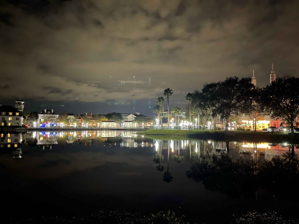 Picture of Celebration at night over the water