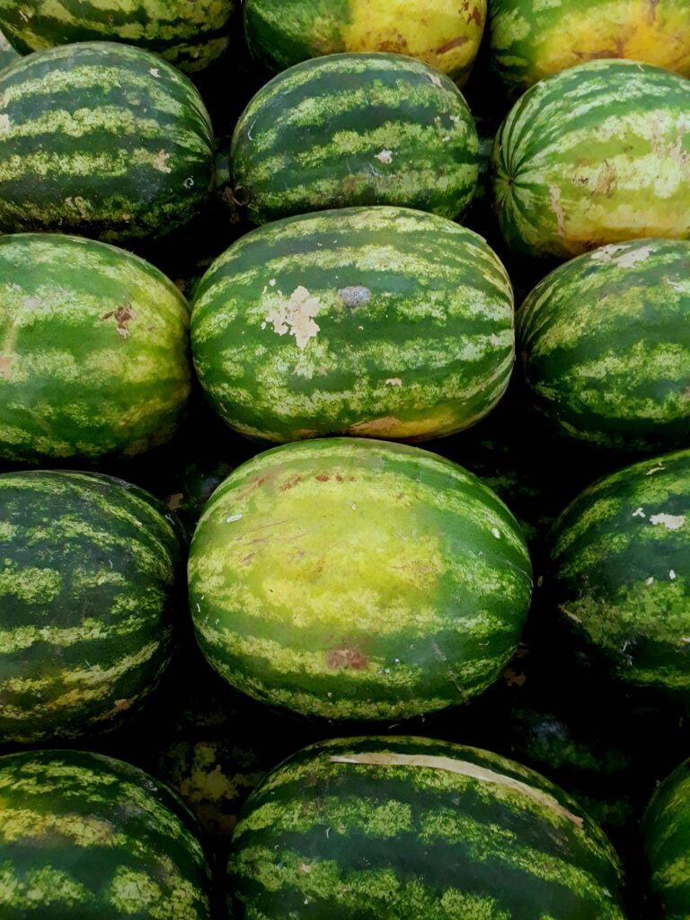 a group of watermelons.