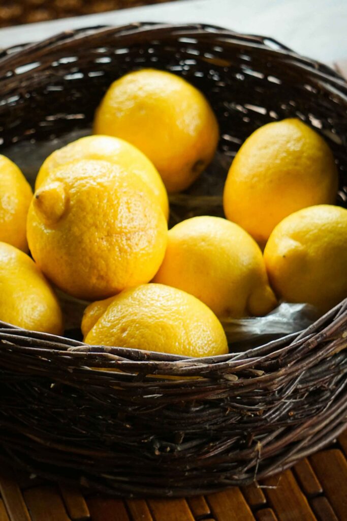 basket of lemons